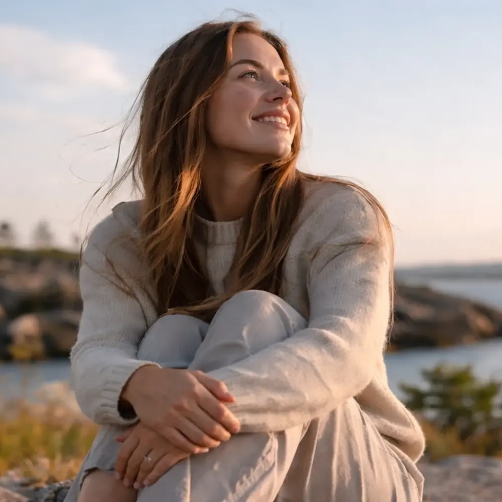 half-media-woman-by-sea